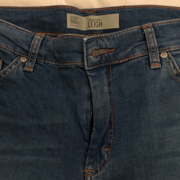 Topshop moto Leigh skinny jeans with holes - Picture 4 of 5